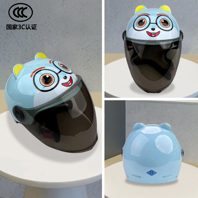 B級電動自転車用ヘルメット、子供用安全ハーフヘルメット、四季通用、男女兼用、バイク用、幼児用、四季通用|undefined