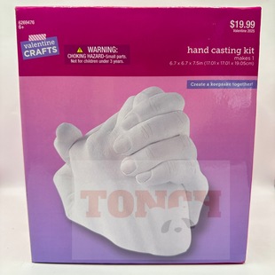 3D Couple & Family Hand Mold Set Clone Powder Model Powder Gypsum Powder DIY Handprint Carving Couple Hand Mold Set