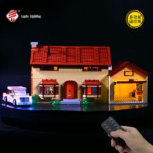 DIY��ľ���� ��������ɭ֮�ҷ��Ӽ����ָ�71006 ��ľLEDң�صƹ�