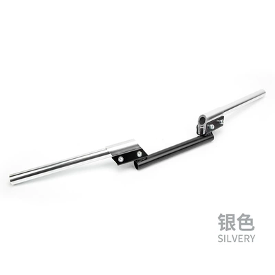 accessories sports car street | Motorcycle Safety Supplies - silver-motorcycle-hollow-split-handlebar