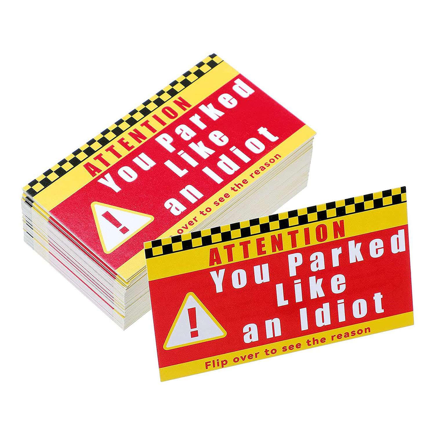 亚马逊热销彩色图文禁止停车卡纸卡违规标牌记录卡警告标志