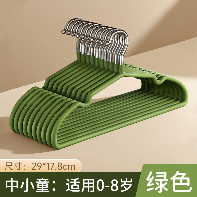 儿童加粗小孩衣架无痕防滑晾晒挂婴幼儿宝宝中童大童家用挂衣专用|undefined