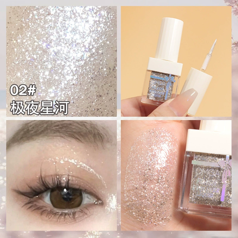 Eye shadow, nail sequins, brightening highlighter