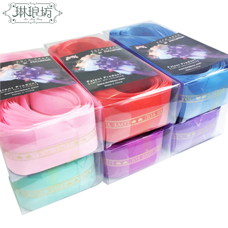 Amor eterno gran Garland coche de la boda decoración de la habitación de la boda cinta moldura de un tirón en caja roja festiva