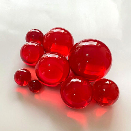 Acrylic color crystal transparent ball game toy decorative solid ball display ball plexiglass ball