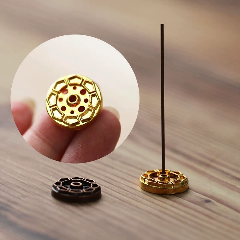 Лотос держатель для благовоний с девятью отверстиями пластина Держатель для благовоний маленький держатель для благовоний из тыквы нить с девятью отверстиями небольшой держатель для благовоний в виде капли воды сидящий кронштейн Курильница держатель для благовоний