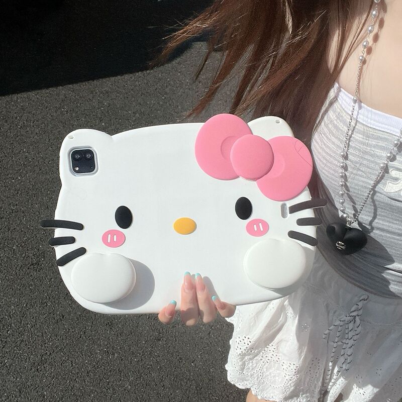 Cute Silicone Stereo Kt Suitable for Apple iPad Tablet Protective Case Pro/Mini/Air Anti-Fall 10Th Generation 13inch Cute Silicone Stereo Kt Suitable for Apple iPad Tablet Protective Case Pro/Mini/Air Anti-Fall 10Th Generation 13inch