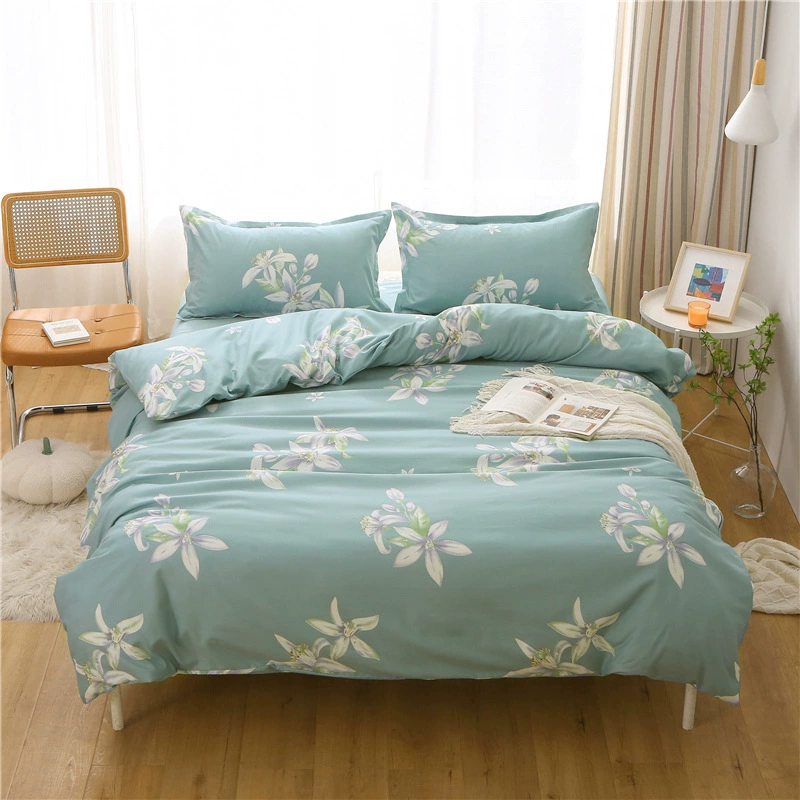 Single-piece quilt cover skin-friendly imitation cotton frayed single and double student dormitory home use 0.6/1.5/1.8/2m pure cotton quilt cover