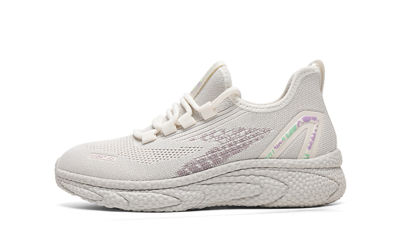 Giày sneaker nữ lưới thoáng khí chạy bộ nhẹ êm chống sốc mùa xuân hè 2025 — DH 98012 đen đỏ, DH 98021 đen trắng, LJ 69319 màu đen, JST 7036m đỏ chi tiết 19