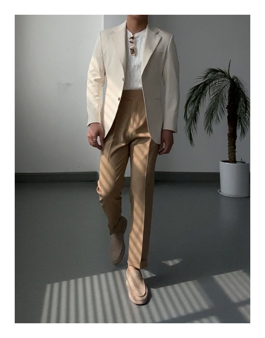 Herren Slim Fit Strick Polohemd Einfarbiges Lässiges Sommeroberteil_voghion.com