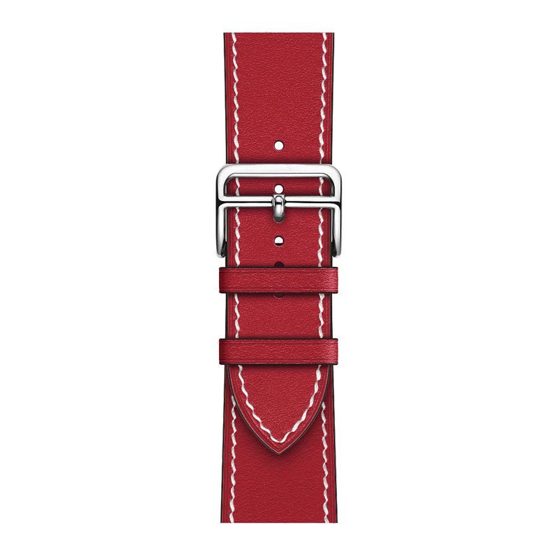 Подходит для кожаного ремешка Apple Hermes ремешок iWatch 8/7/6/5/4 поколения - цвет поколения - кожаный ремешок против взрыва