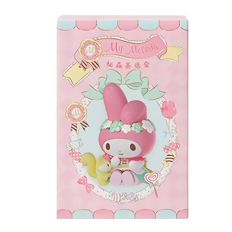 Блайнд-бокс фигурка MyMelody: чайная вечеринка, японский милый коллекционный сувенир, 0,214 кг