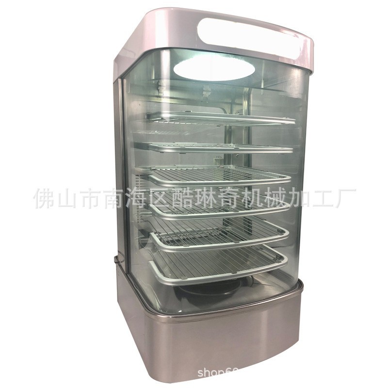 g厂家直销商用弧形加热陈列柜 高端大型六层蒸包柜 蒸包头机