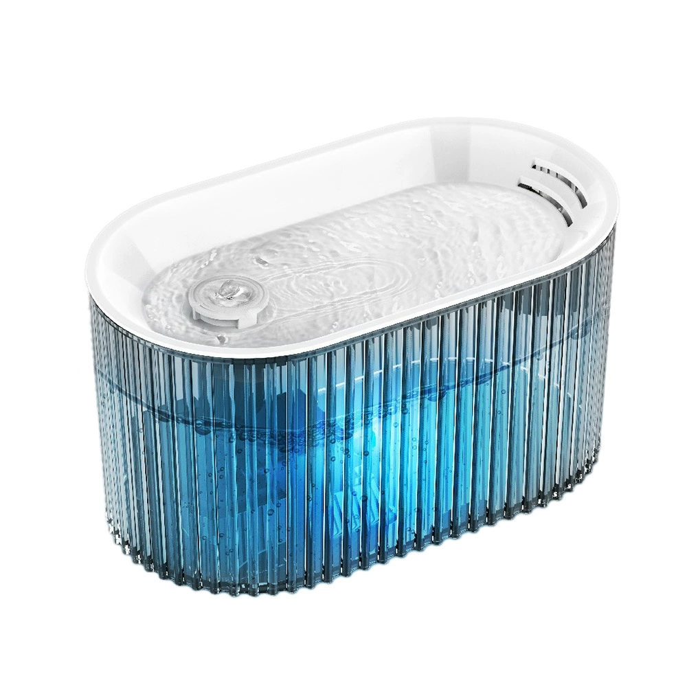 Новый мини-кристалл 1.35L Прозрачный питатель воды для домашних животных кошачий маленький автоматический фонтан поилка Amazon