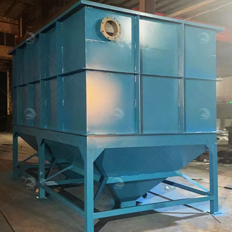 Horizontal Flow High-Efficiency Inclined Tube Sedimentation Tank Coagulation Reaction Industrial Wastewater Treatment Equipment Integrated Inclined Plate Sedimentation Tank