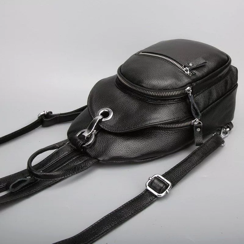 Плечевая сумка, модный рюкзак для отдыха, осень, корейский стиль, натуральная кожа, противоугонная система