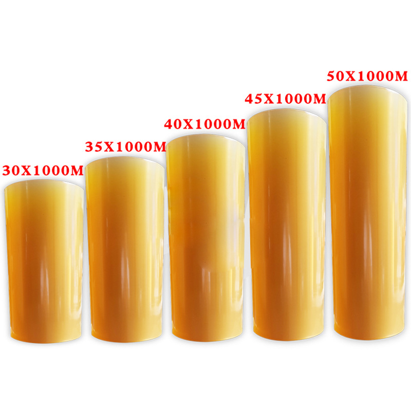 Película de enrollamiento para máquina mayorista Película de embalaje Película de retención de rollo grande Película de retención de PVC transparente Película de retención de alimentos para máquina de envasado de verduras