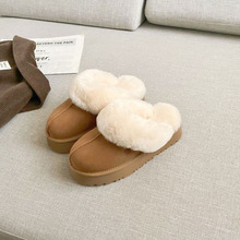 ����Ь�⴩����ë���^��ů�߸�ѩ��ѥɣ�¶����⴩��ЬŮ�����