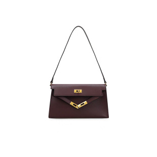 Customized Gifts with Pictures and Samples Oem Oem First-Layer Cowhide Women's Bag Kelly Bag Business Gift Logo Printing