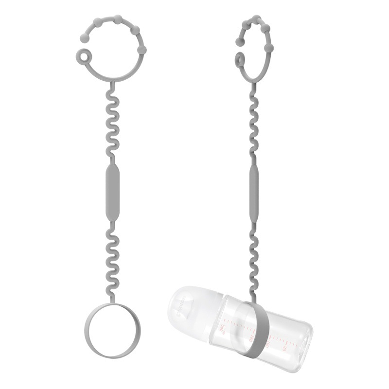 Cadena de pezón de cadena anti-caída de silicona de explosión de fábrica cadena de silicona multifuncional anti-caída de cuerda botella de alimentación taza de agua cordón de juguete