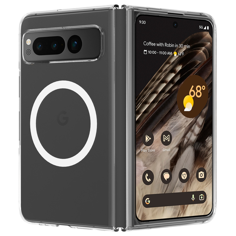 For Google pixel fold 9 10 Pro fold Transparent Magnetic Phone Case Anti-scratch For Google pixel fold 9 10 Pro fold Transparent Magnetic Phone Case Anti-scratch