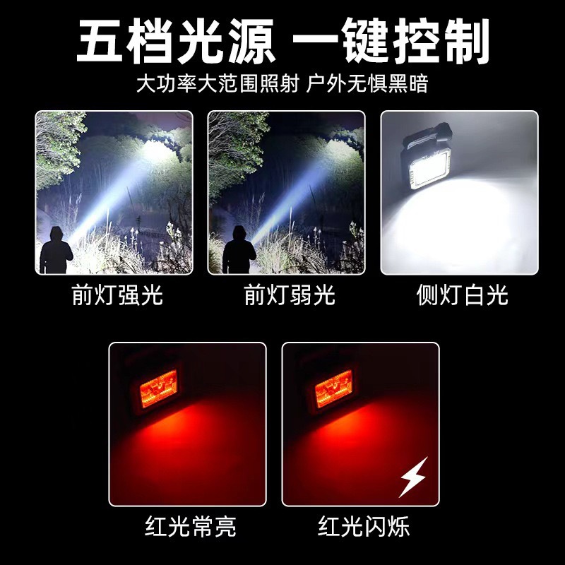 Kit de herramientas integrado multifuncional solar de luz de mano luz de luz de mano super brillante al aire libre