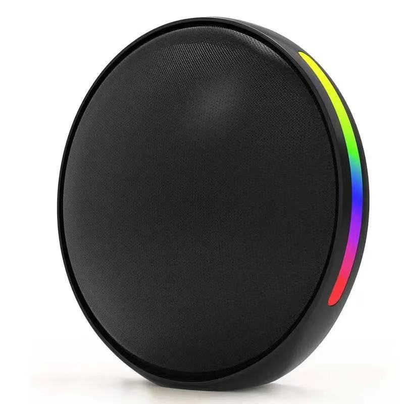 Cross-Border Bluetooth Speaker with Colorful Lights, Pulsating Subwoofer, Portable Home Desktop Stereo Atmosphere Speaker