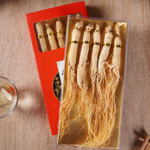 人参礼盒中秋节司团购东北特产干人参礼盒5支装生晒参滋补可代发