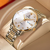 Waterproof men's watch, fashionable trend quartz watches, steel belt, Switzerland, Aliexpress
