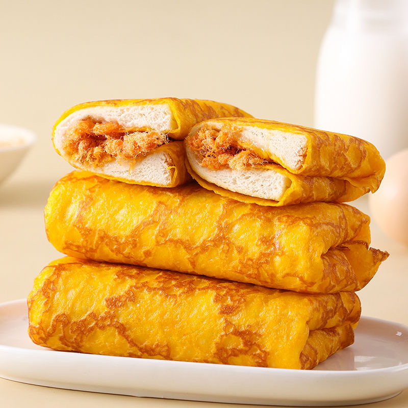 卵皮トーストパン65g/スナック菓子軽食ケーキ巻きチーズ肉松サンドイッチトースト代発