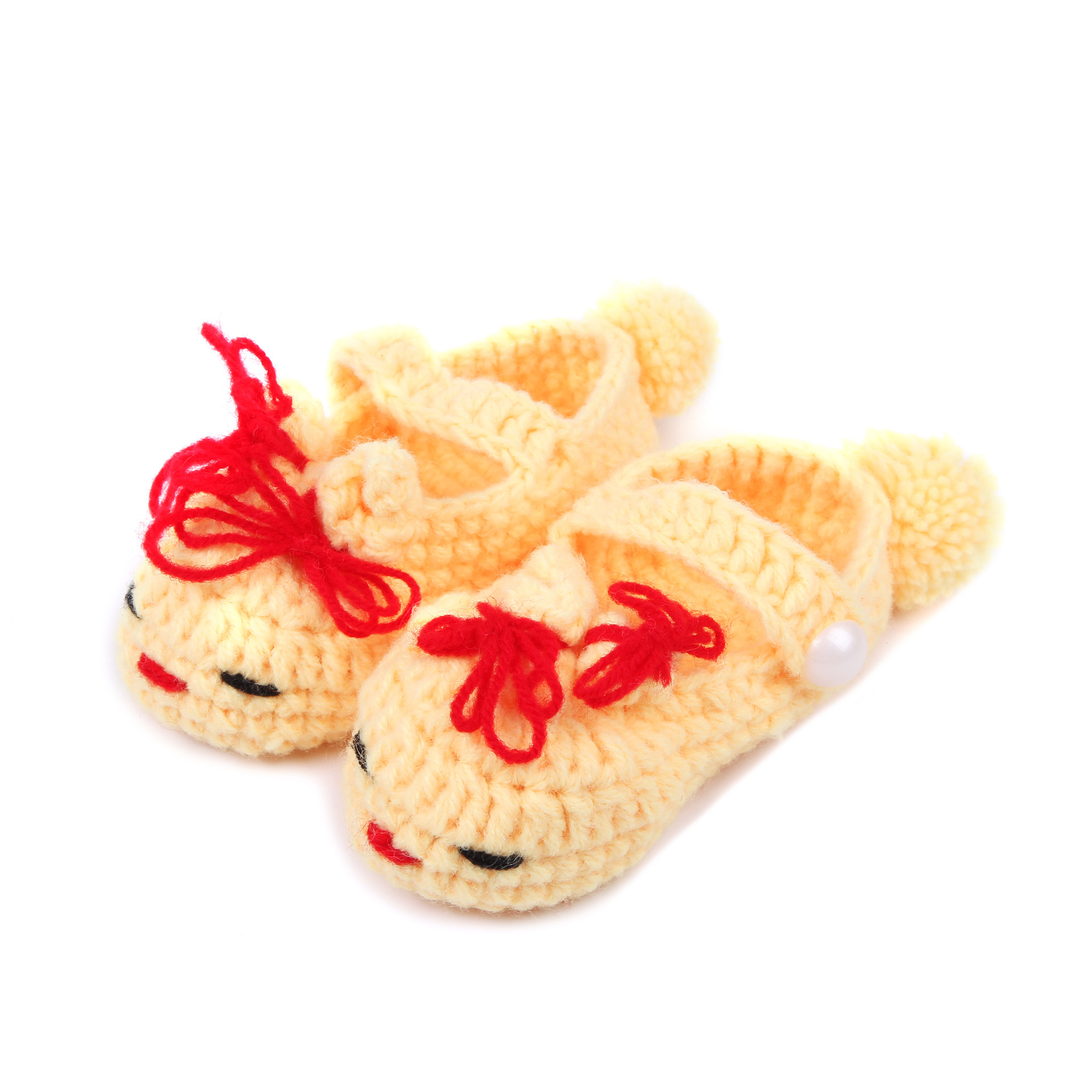 토끼 신발 노란색