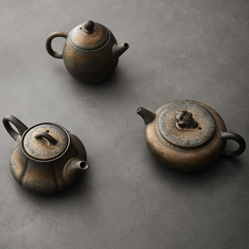 Deyutang retro gold coarse pottery teapot pottery teapot teapot teapot factory wholesale a generation of hair products supply Deyutang retro gold coarse pottery teapot pottery teapot teapot teapot factory wholesale a generation of hair products supply