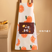 厨房家用 围裙创意中国风元素防油污时尚水果围裙女烘焙围裙批发