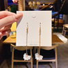 Advanced wall earrings from pearl, 2023 collection, high-quality style, light luxury style, internet celebrity