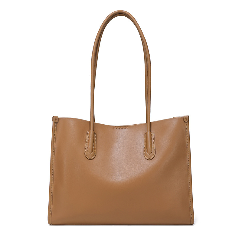 Damen Handtasche Aus Leder, Große Umhängetasche Für Den Alltag_voghion.com