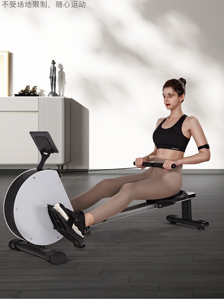 Magnetic Resistance Rowing Machine Home Fitness Aerobic Trainer Multi-Purpose Sculls Foldable