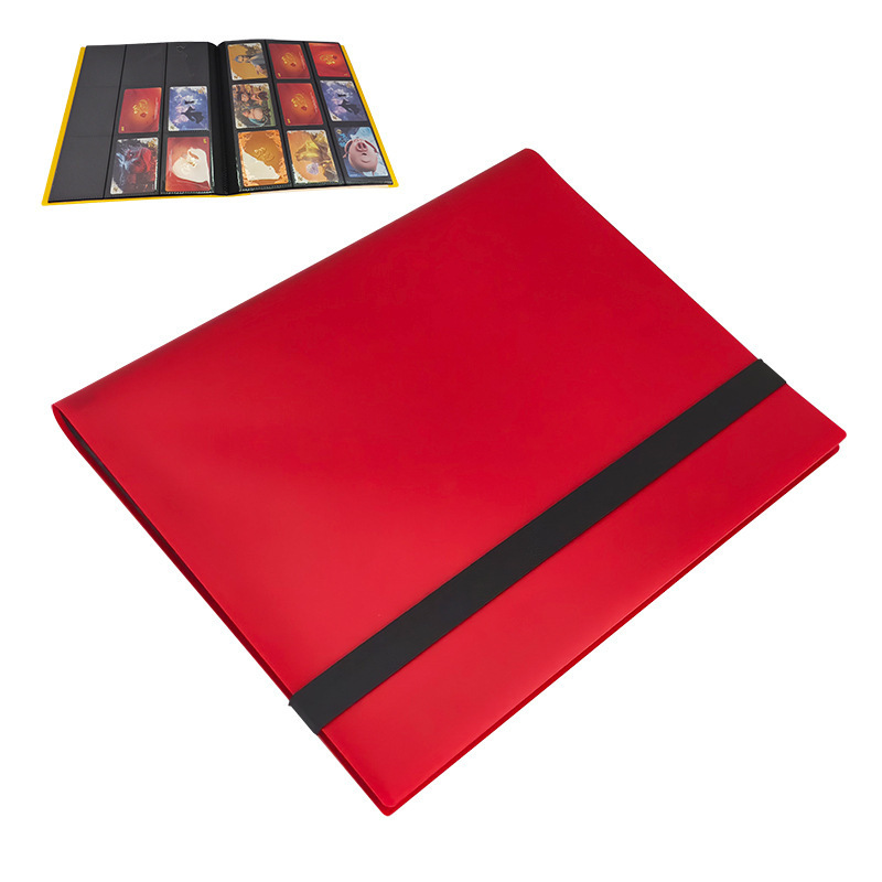 Black Belt Libro de tarjetas de 9 cuadrículas Tarjeta 360 Tarjeta de juego estrella Libro de tarjetas de juego de animación Colección de tarjetas al por mayor Libro de tarjetas 4 cuadrículas de palacio