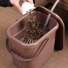 家庭用茶バケツプラスチック乾湿分離茶残留物廃水バケツ茶卓水貯蔵バケツアクセサリー排水セット茶バケツ