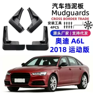 18 Audi A6L Sport modelləri üçün yumşaq rezin avtomobil palçıq qoruyucuları