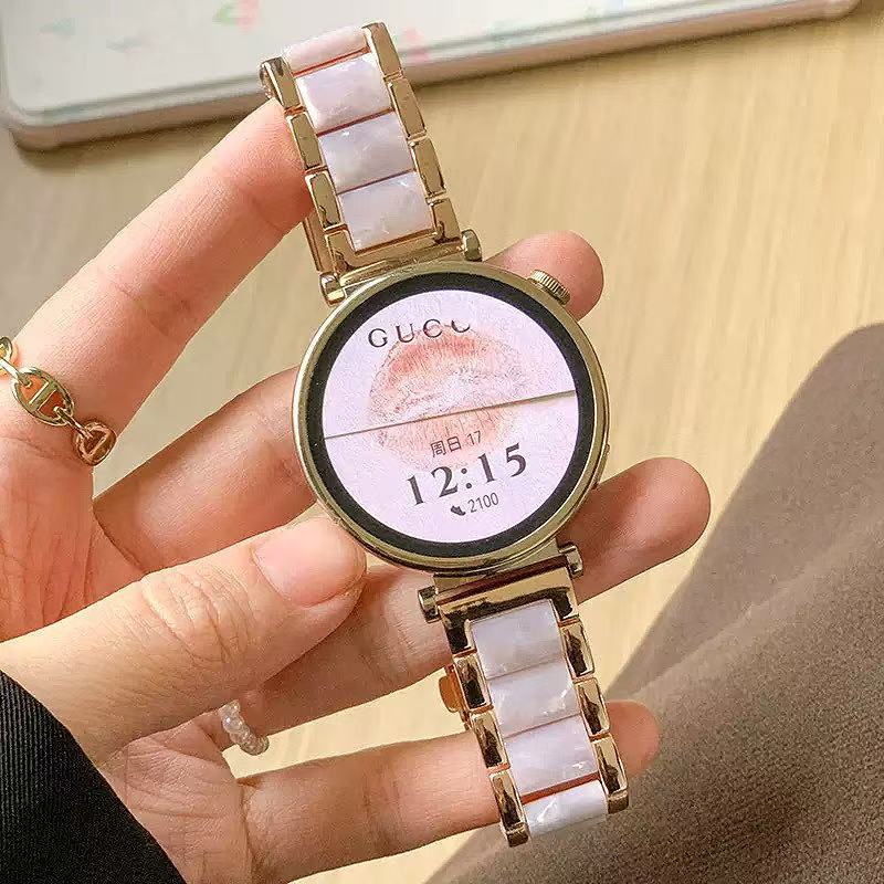 for huawei watchgt4/5 strap metal resin 41mm watch watch4 watch strap gt3 female