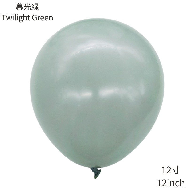 Decoración personalizada de globo mate grueso de 12 pulgadas decoración de fiesta de cumpleaños globo personalizado traje al por mayor globo transfronterizo