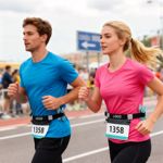 跨境马拉松跑步带运动腰带号牌腰带固定带便捷式补充能量袋