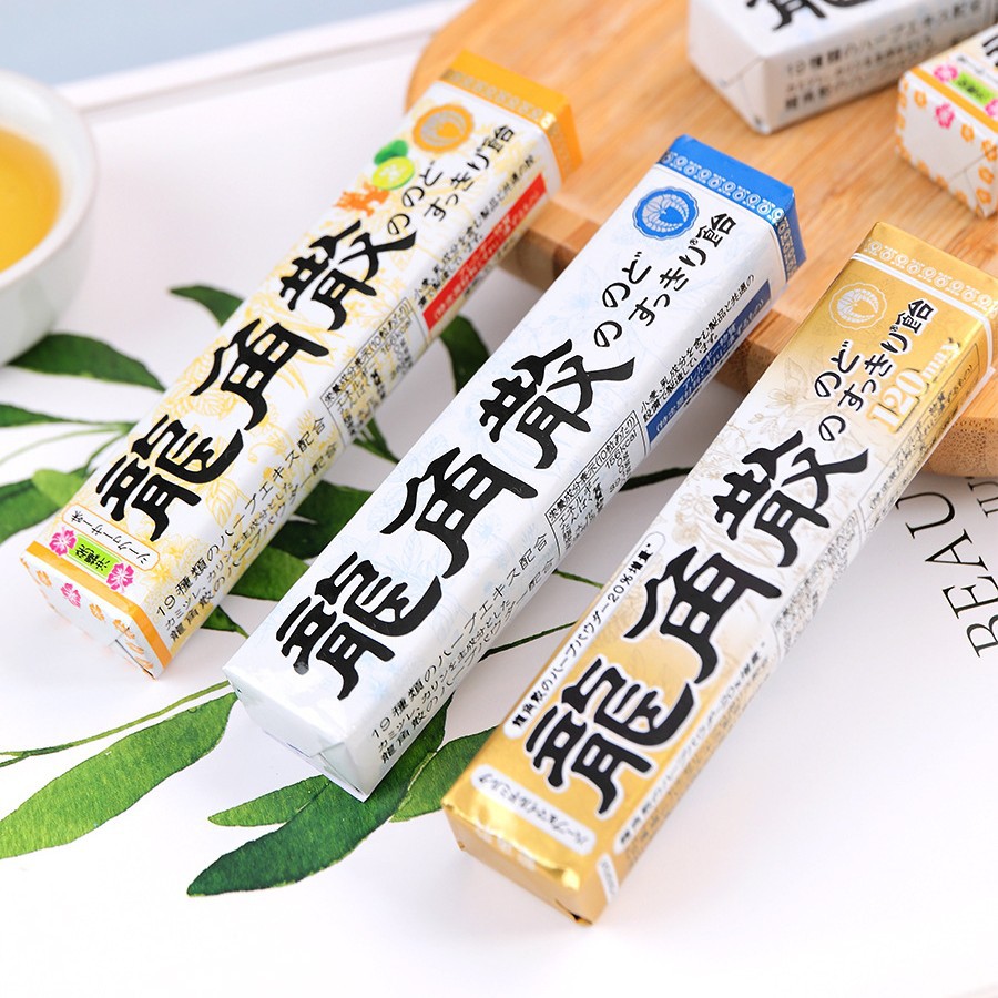 日本进口龙角散润喉糖清凉糖果零食龙角撒薄荷糖教师节送老师