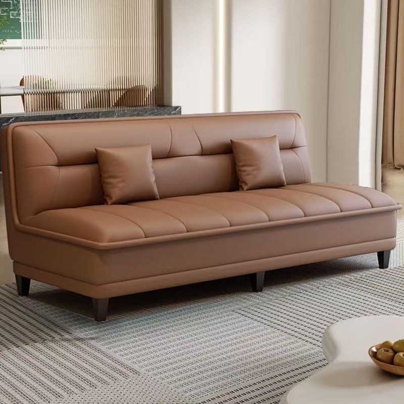 Trendy Sofa Bed Modern Three-Position Folding Sofa Bed Dual-Use Cat-Scratch-Resistant Leather Sofa Simple Living Room Sofa Bed Trendy Sofa Bed Modern Three-Position Folding Sofa Bed Dual-Use Cat-Scratch-Resistant Leather Sofa Simple Living Room Sofa Bed