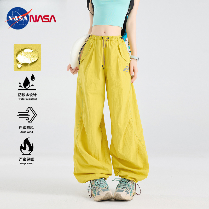 NASA functional softshell women's pants 2026 spring and autumn loose casual water-repellent outdoor work pants NASA functional softshell women's pants 2026 spring and autumn loose casual water-repellent outdoor work pants