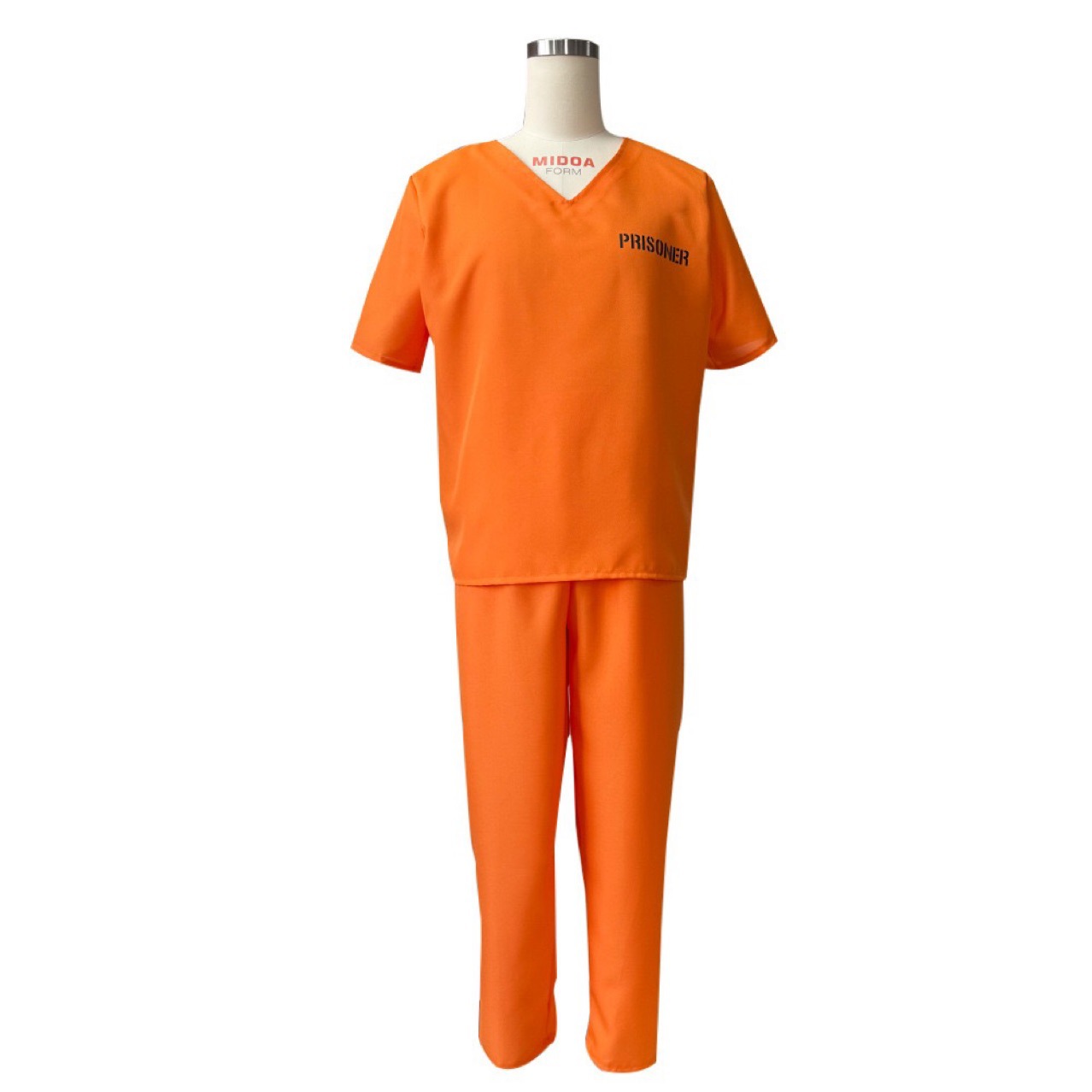 成人万圣节服装囚犯扮演服监狱制服亚马逊热销款Prison Convict-阿里巴巴