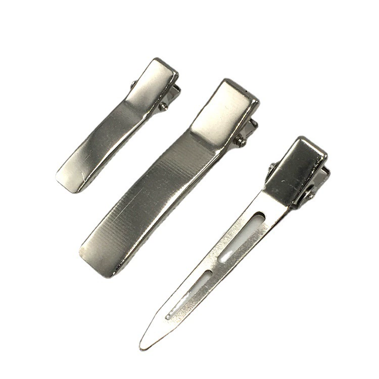 Металлическая шпилька плоский зажим для одной вилки ручной работы DIY шпилька материал квадратный зажим для утиного клюва розничное железное покрытие