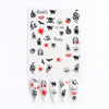 Nail stickers, adhesive ghost fake nails for nails, suitable for import, new collection, halloween, wholesale