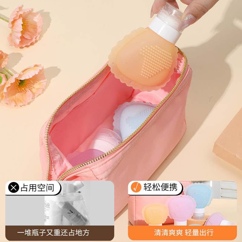 跨境硅胶分装瓶化妆品收纳瓶旅行便携式分装收纳挤压瓶|undefined