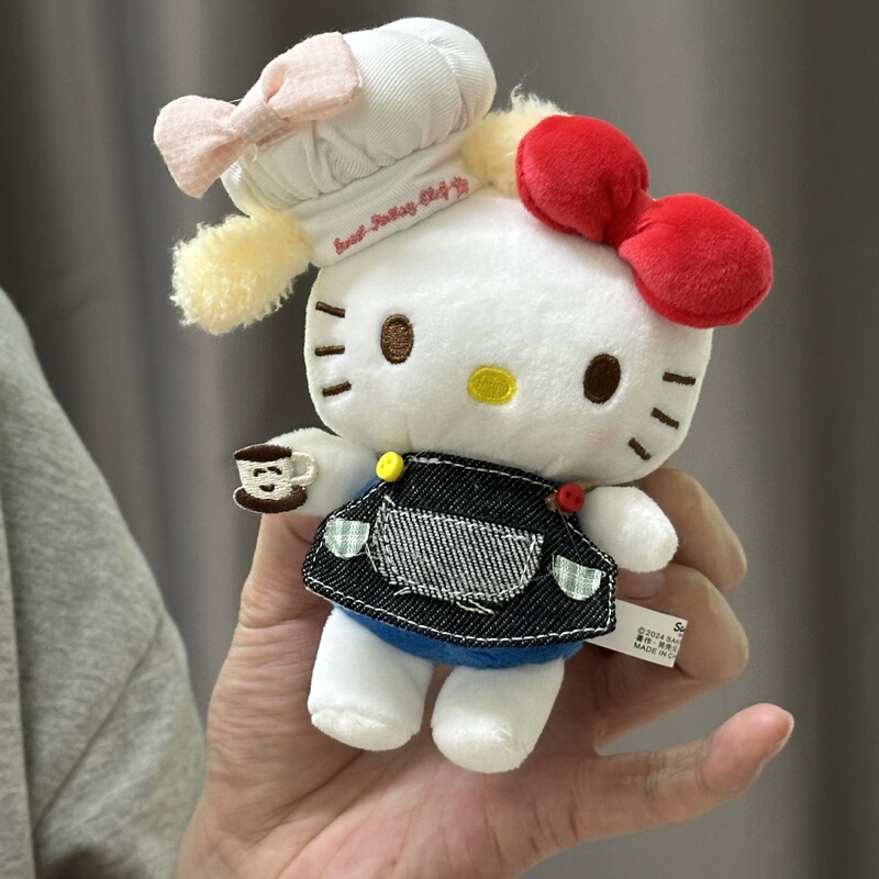 ハローキティバッグペンダントリトルシェフシリーズハローキティ人形ペンダントかわいい漫画人形キーホルダー|undefined